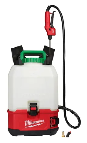 Milwaukee M18 2820-20PS Backpack Sprayer, 4 gal Tank, 25 ft Spray Range :EA: QUANTITY: 1