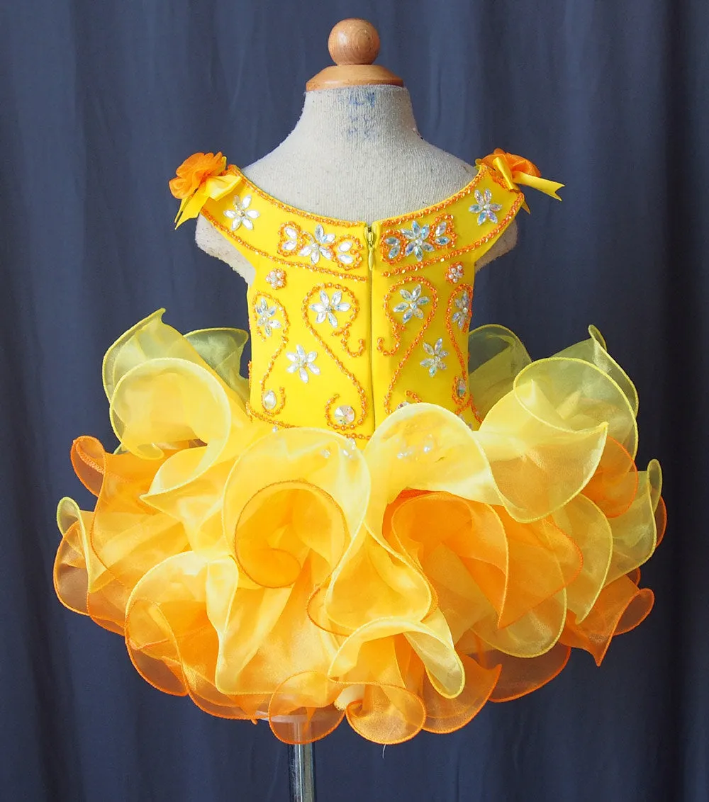 New Born/Infant/toddler/baby/children/kids Girl's Cupcake Pageant Dress