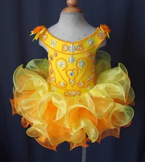 New Born/Infant/toddler/baby/children/kids Girl's Cupcake Pageant Dress