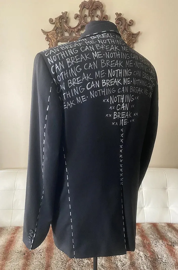 NOTHING CAN BREAK ME, 40R Mens Suit Jacket