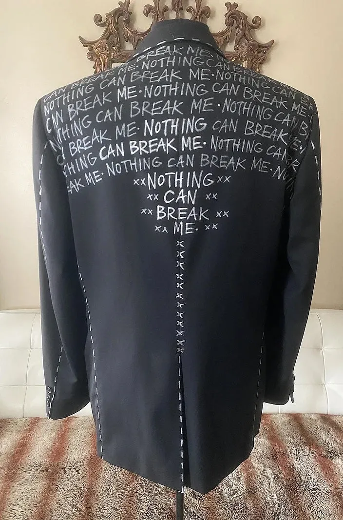 NOTHING CAN BREAK ME, 40R Mens Suit Jacket