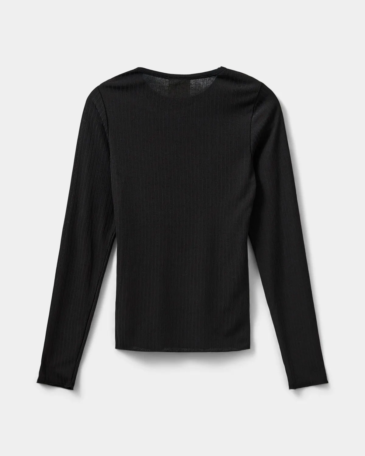 PATRICIASY T-SHIRT LONG SLEEVE - Black