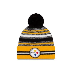 Pittsburgh Steelers - Home Knit Beanie with Pom, New Era