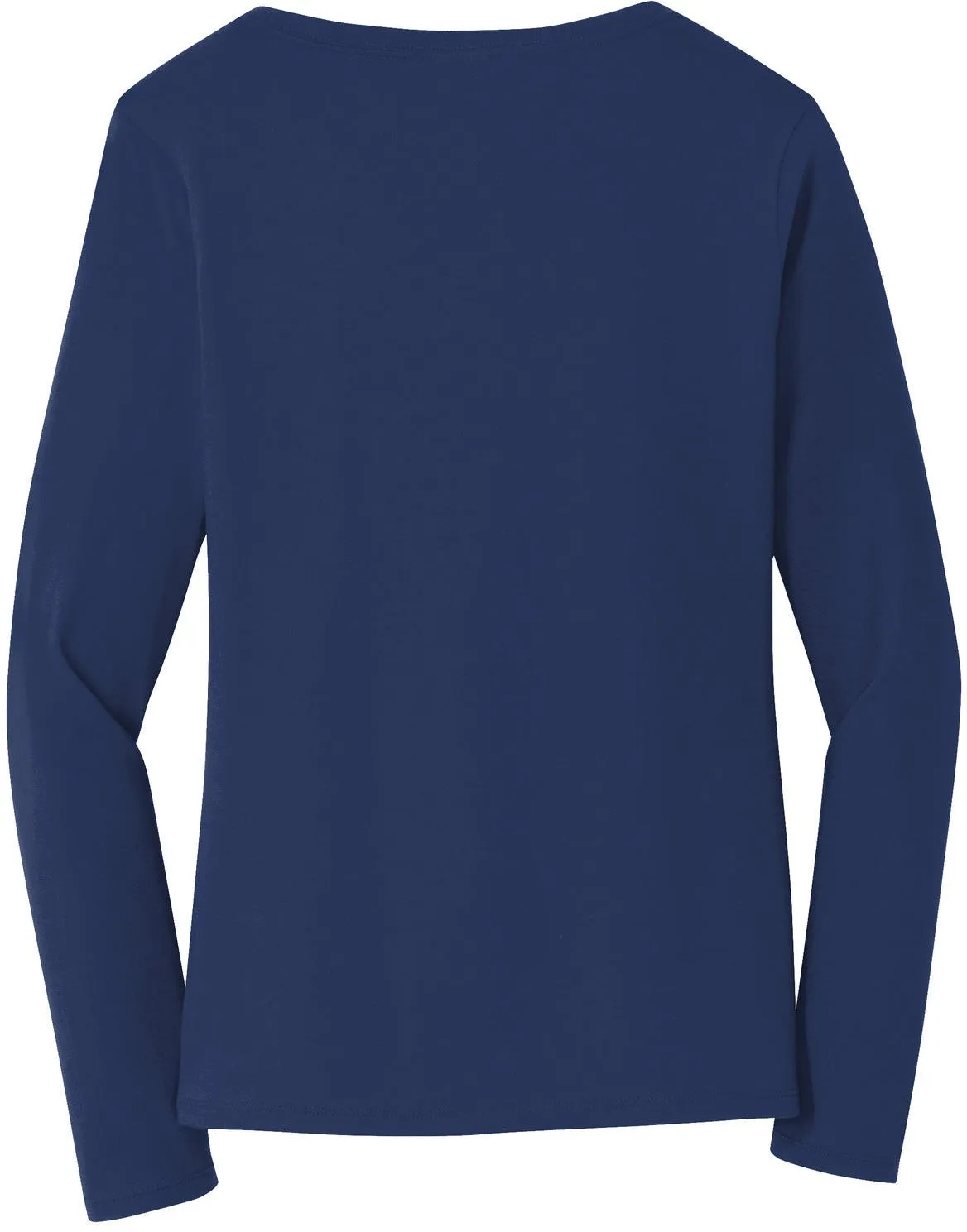 Port & Company Ladies Long Sleeve Fan Favorite V-Neck Tee