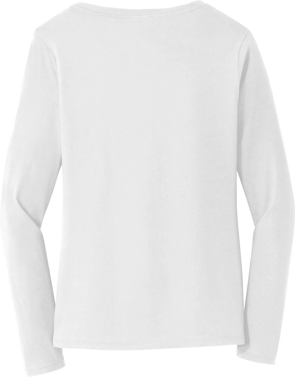 Port & Company Ladies Long Sleeve Fan Favorite V-Neck Tee