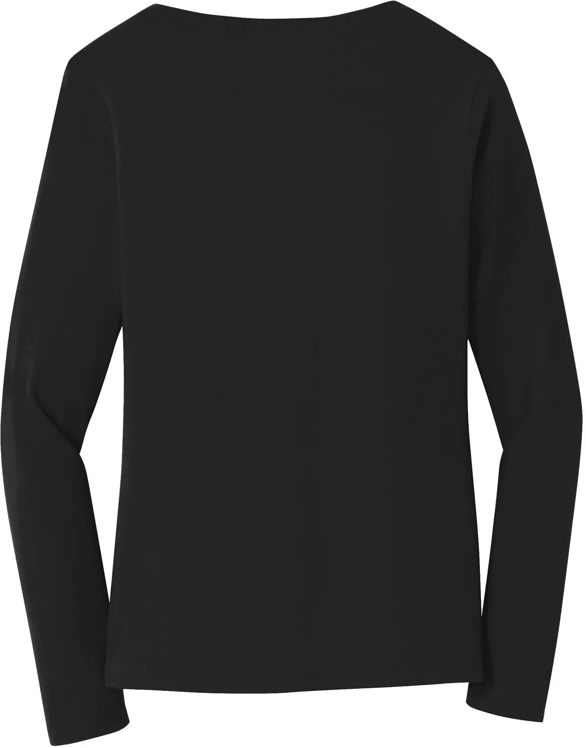 Port & Company Ladies Long Sleeve Fan Favorite V-Neck Tee