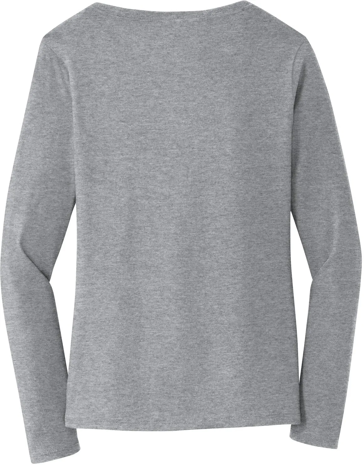 Port & Company Ladies Long Sleeve Fan Favorite V-Neck Tee