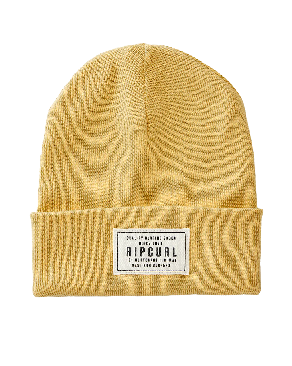 Premium Surf Tall Beanie in Yellow