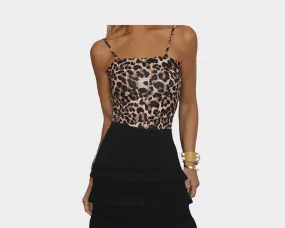 Print leopard Bodysuit - The Monte Carlo