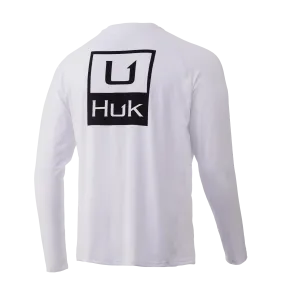 Pursuit Long Sleeve Performance T Shirt- White