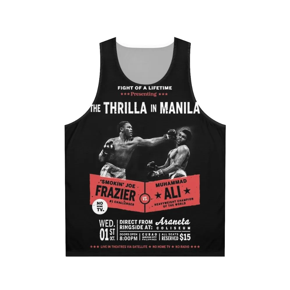 "Thrilla in Manila" Ali vs Frazier Boxing Tank Top