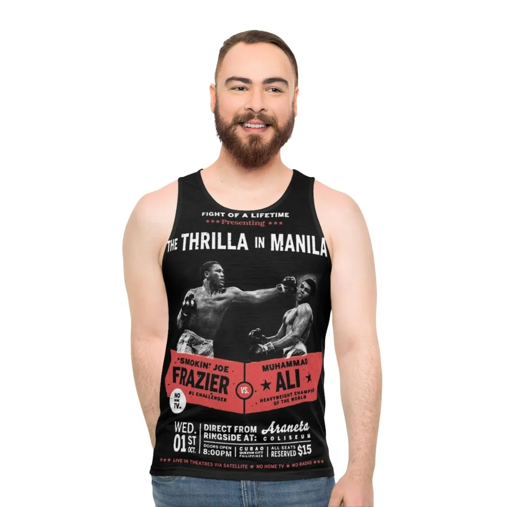 "Thrilla in Manila" Ali vs Frazier Boxing Tank Top