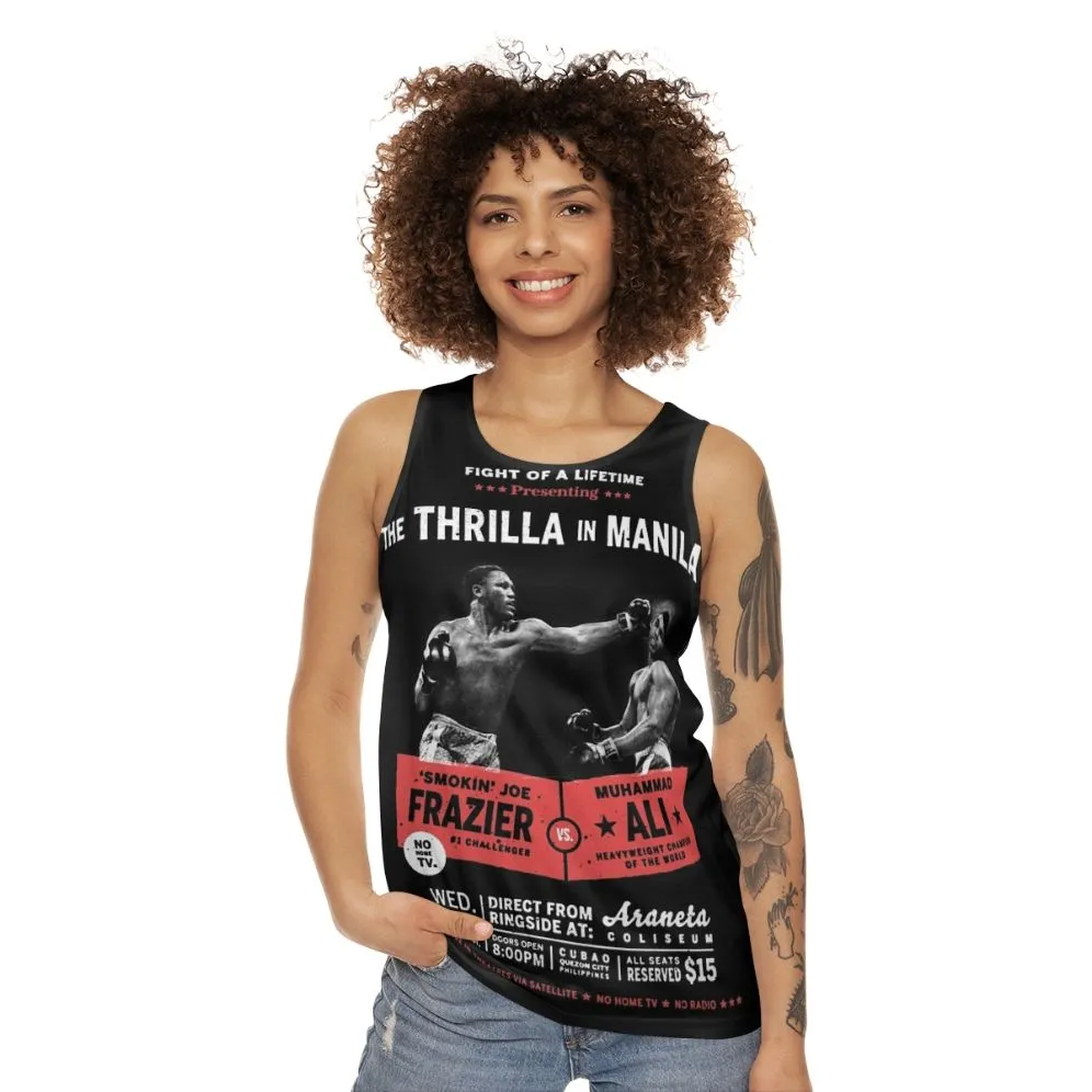 "Thrilla in Manila" Ali vs Frazier Boxing Tank Top