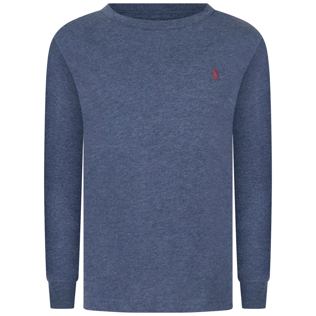 Ralph Lauren Boys Blue Cotton Long Sleeve T-Shirt