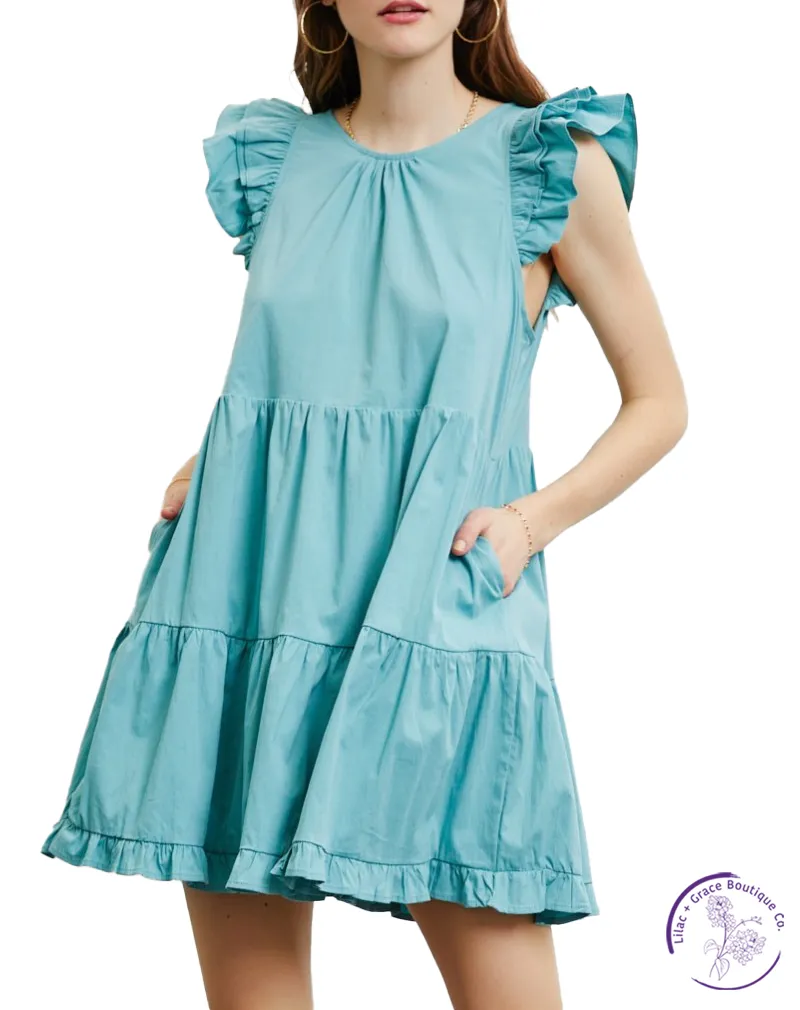 Romantic Ruffles Mini Dress