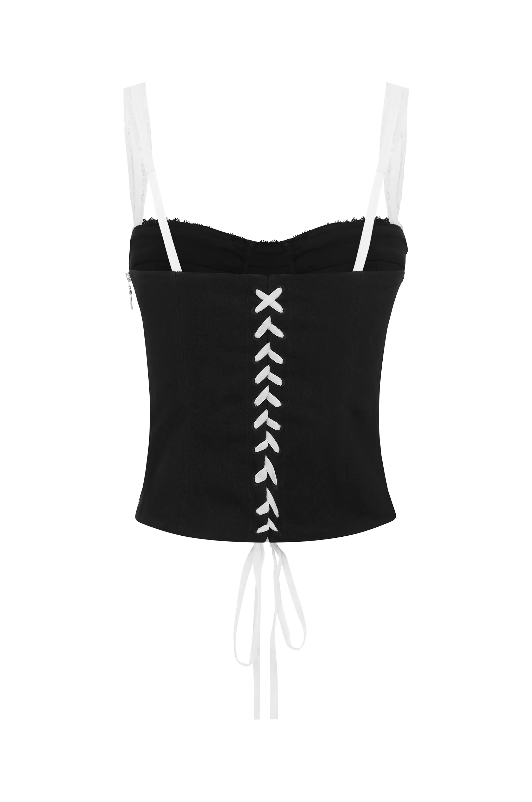 Ryder Top | Black /White