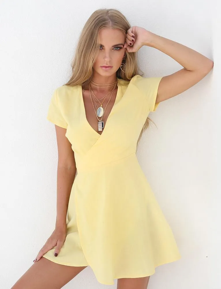 Seeing You Dress - Yellow