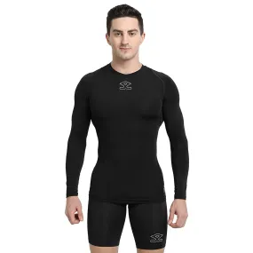 Shrey 1756 Intense Compressions Long Sleeve Top ,Black