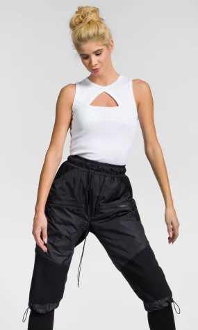 Sleeveless Triangle Cut-Out Top