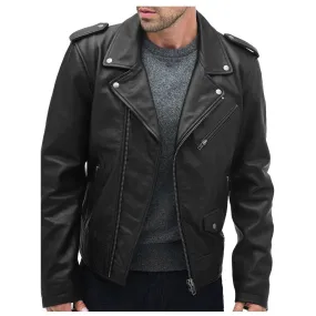 Slim Fit Moto Biker Jacket