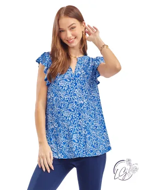 Solid Wrinkle Free Lizzy Top