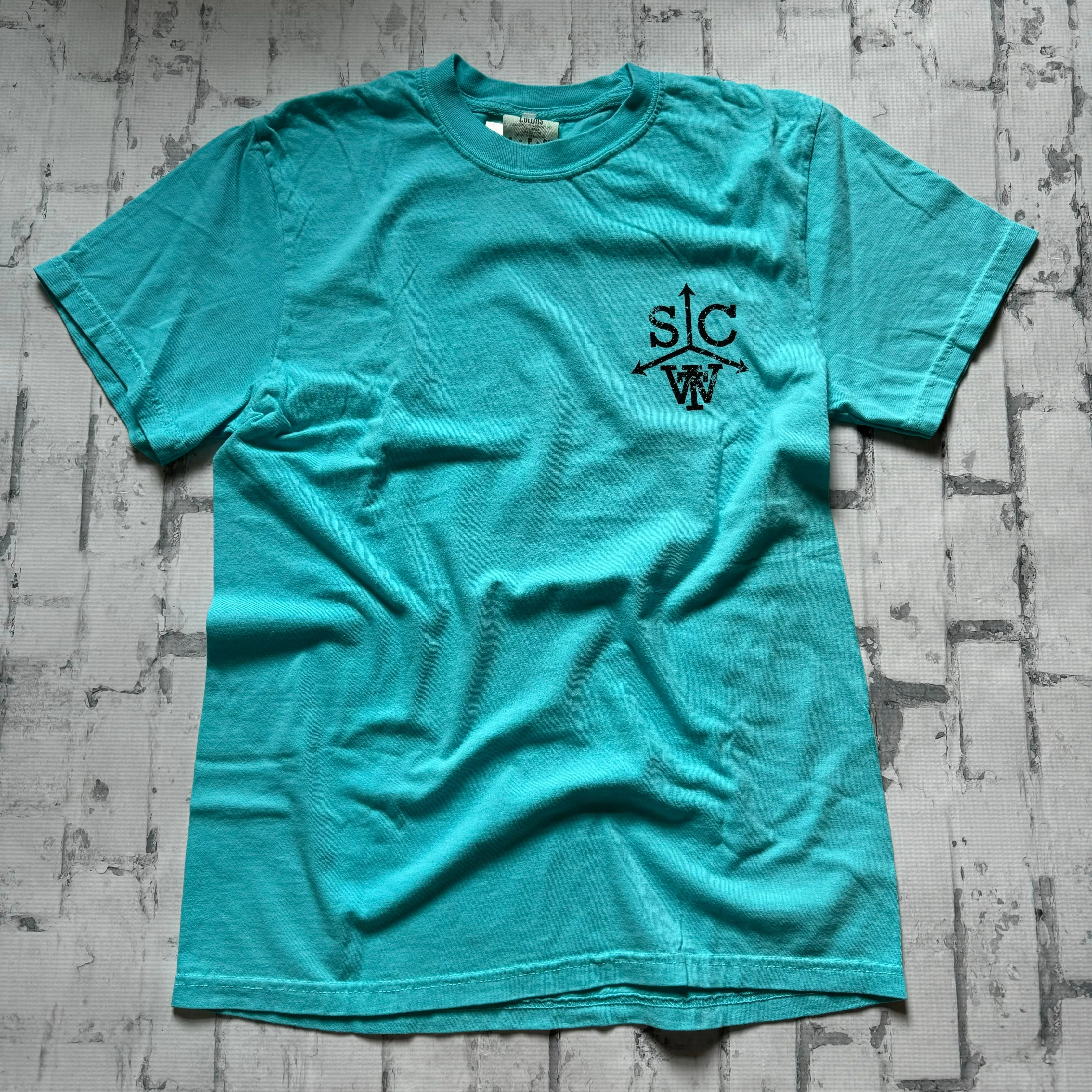 Southern Charm “Coast Calling” Short Sleeve T-shirt - Turquoise