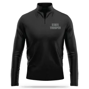 [STATE TROOPER] Performance Quarter Zip [BLK/GRY]