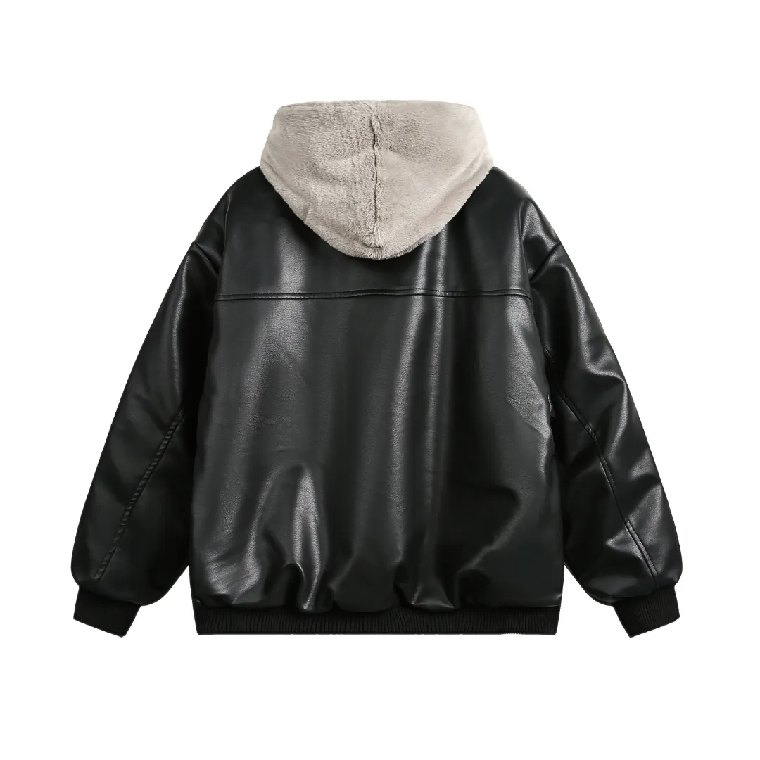 Stealth Leather Two-Layer Jacket