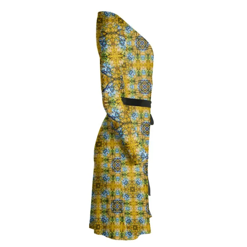 Sunny Day Sumac Wrap Dress