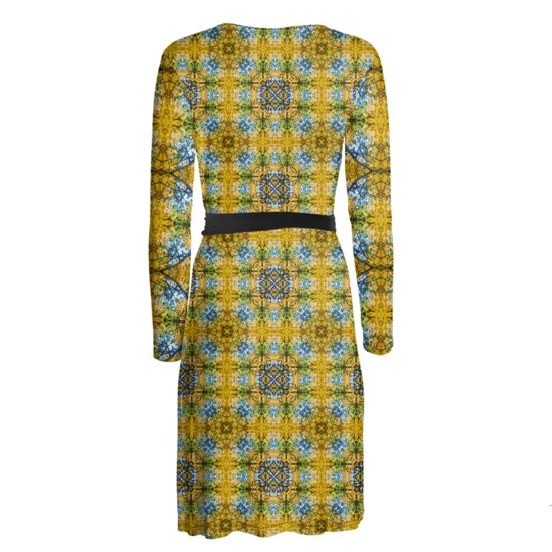 Sunny Day Sumac Wrap Dress