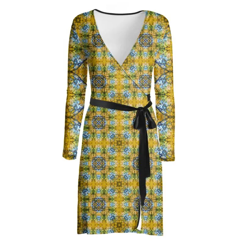 Sunny Day Sumac Wrap Dress