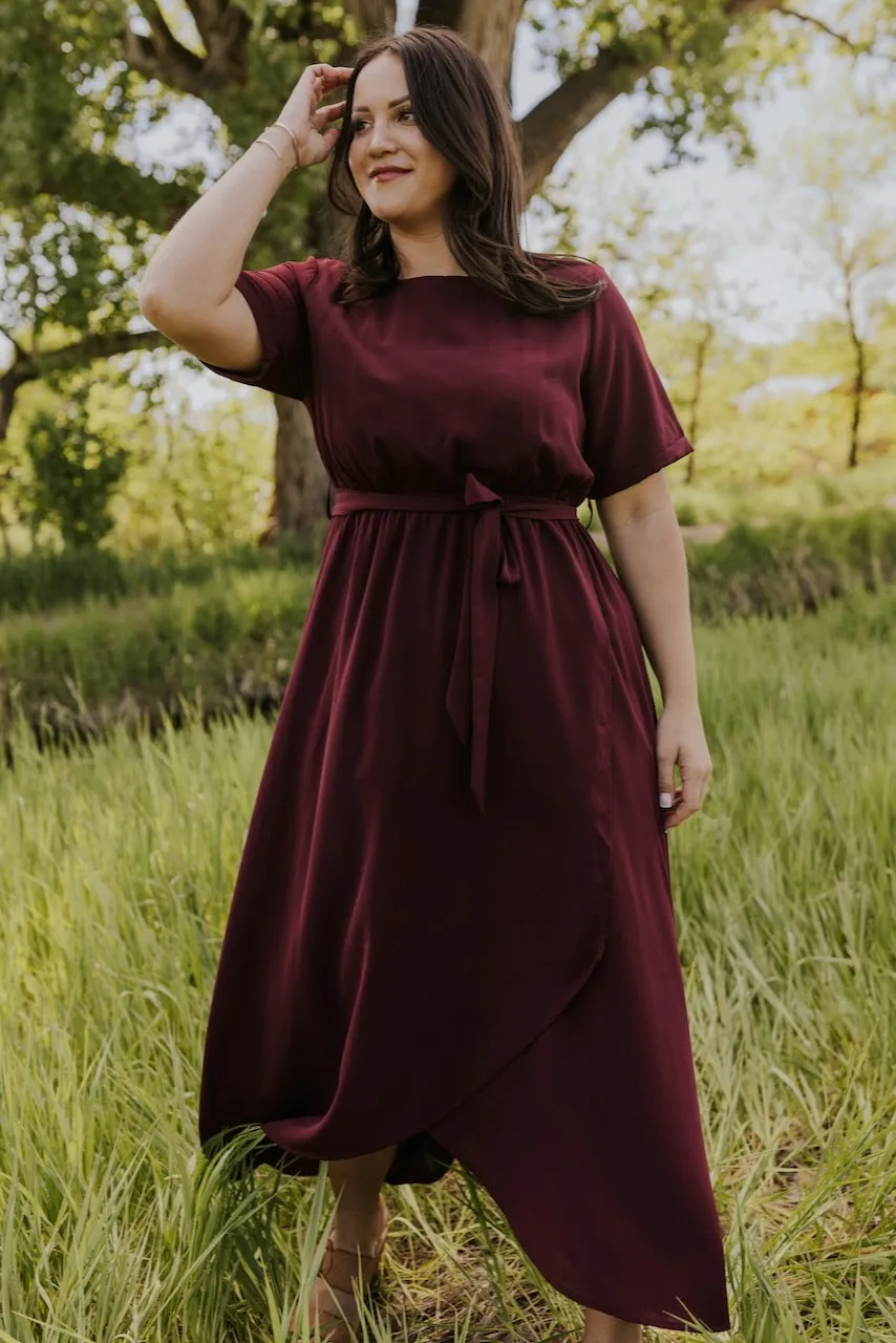 Taylor Jane Wrap Maxi Extended Sizing