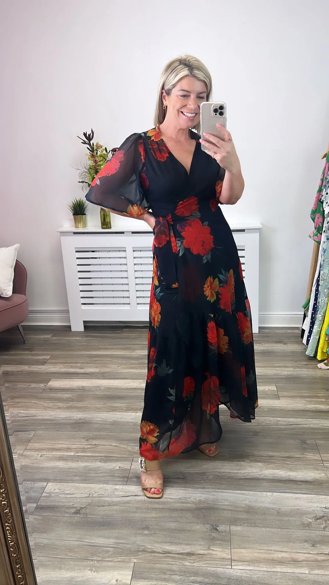 THE PRITI MAXI WRAP DRESS