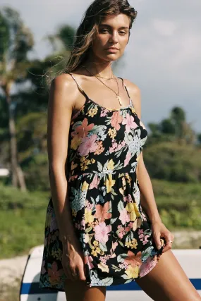 Tropics Slip Babydoll Dress - Hibiscus