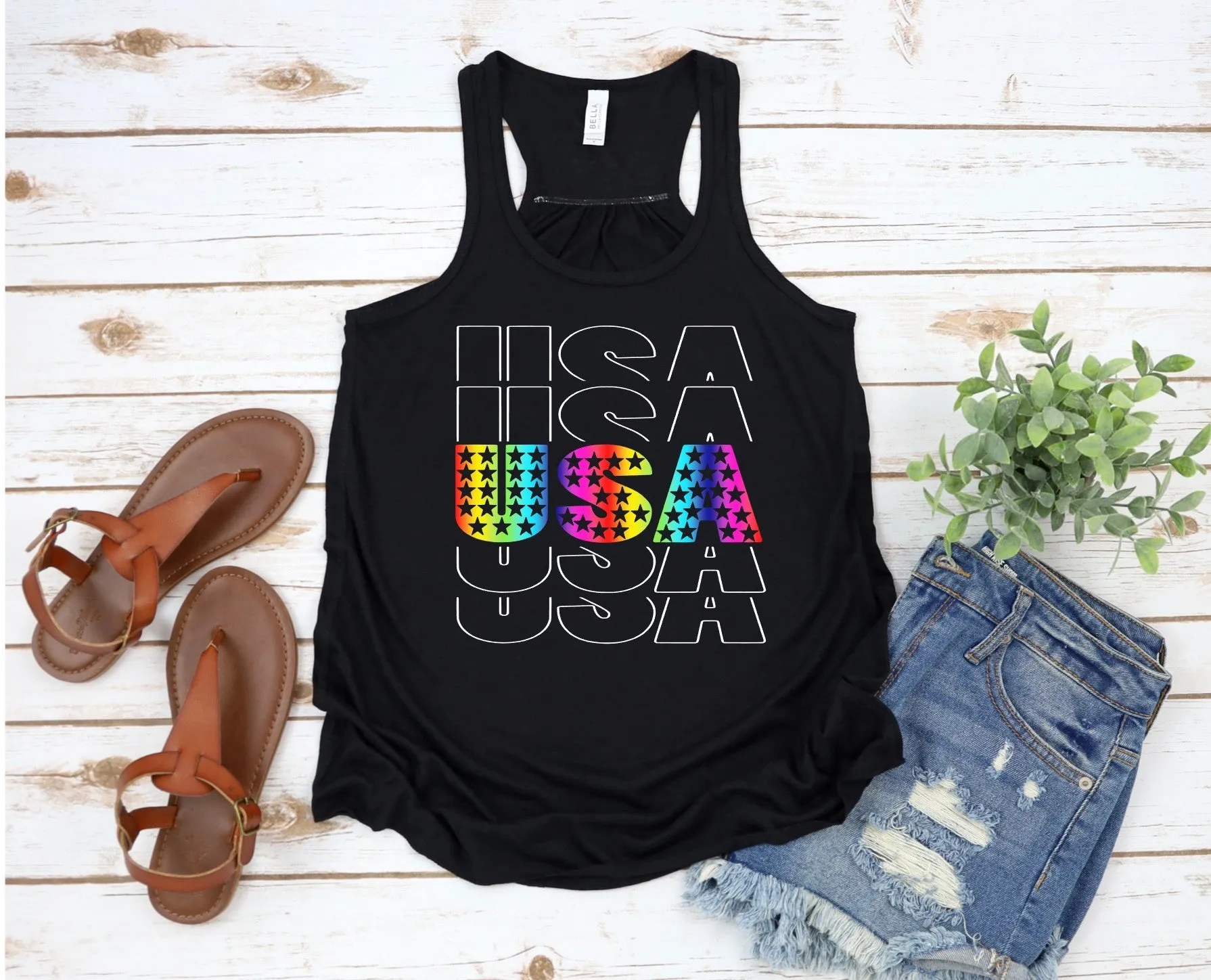 USA Racerback Tank