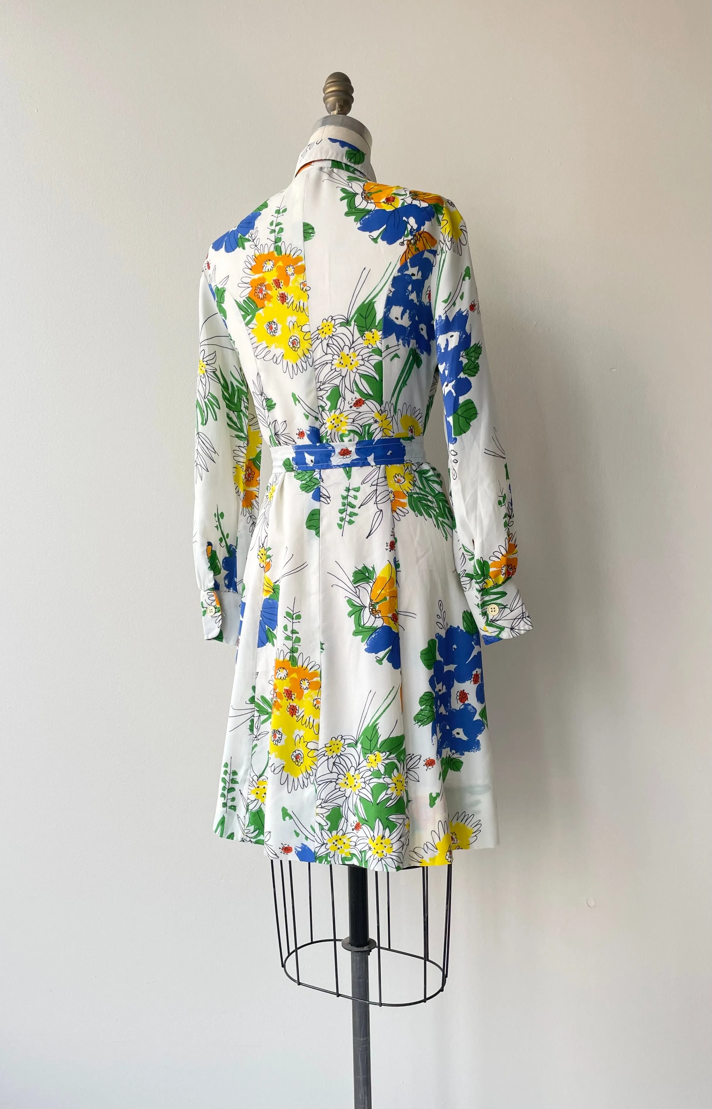 Vera Floral Shirtdress | 1970s