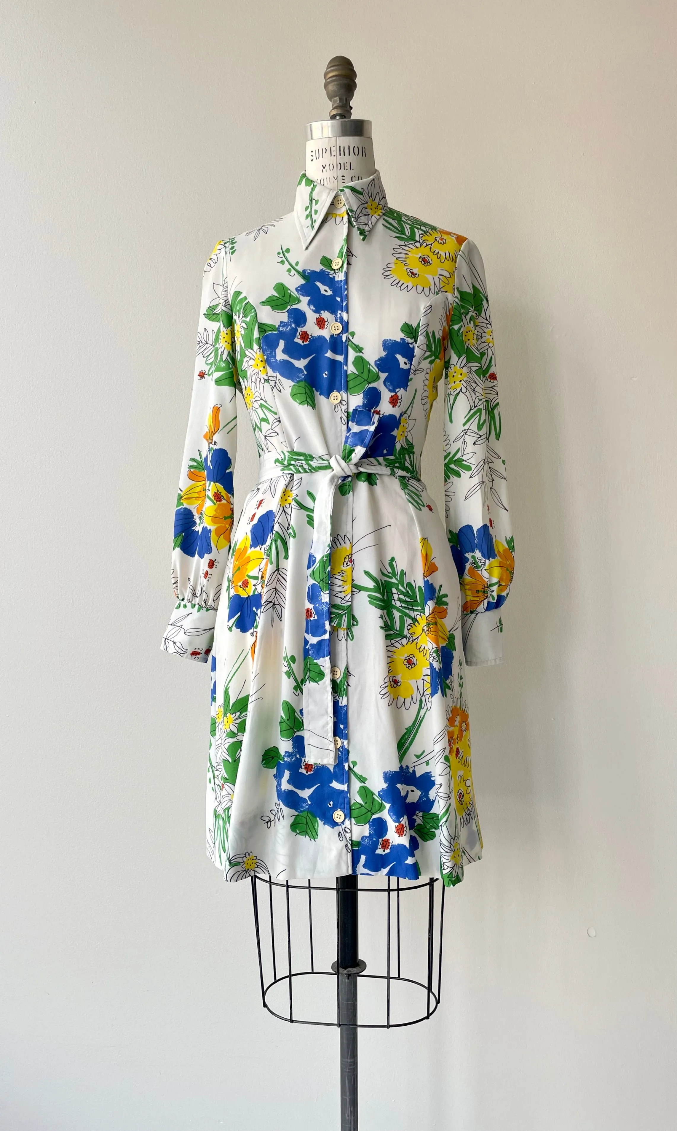 Vera Floral Shirtdress | 1970s