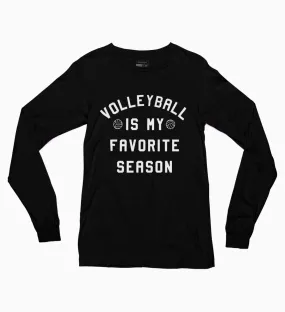 Volleyball Is My Favorite Season Long Sleeve Shirt