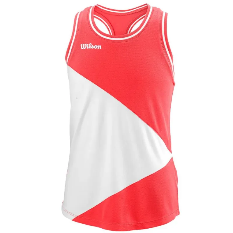 Wilson Girl's Team II Tank - Fiery Coral