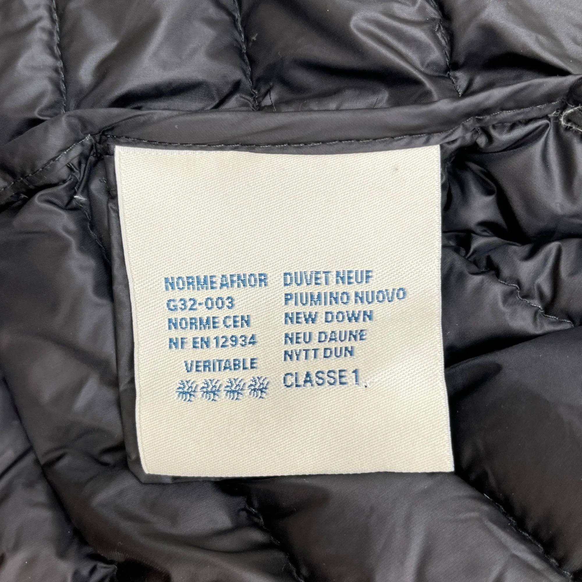 Women's Daurade Down Jacket Black Size 2 / UK 12